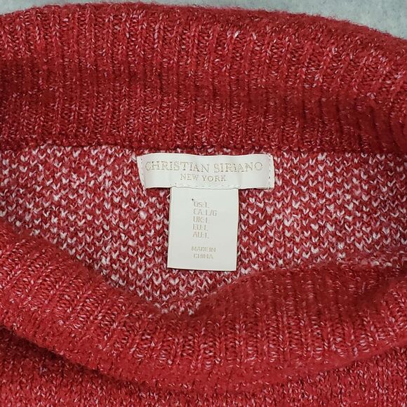 Christian Siriano New York Roll Neck‎ Christmas Sweater Womens Large Soft Turtle - Picture 3 of 6